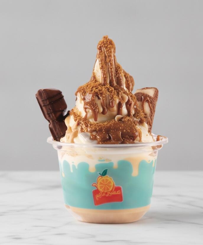 Kinder n Lotus Ice Cream